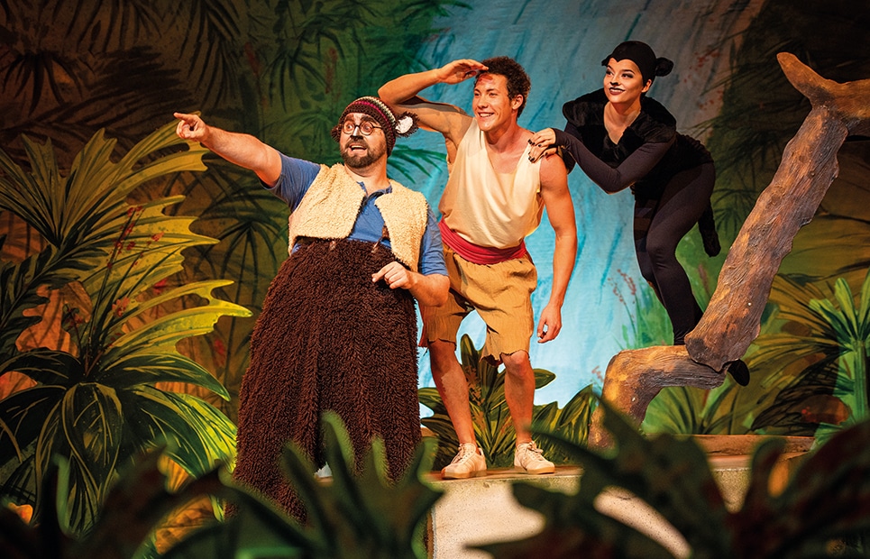 Szene aus dem Musical "Das Dschungelbuch"