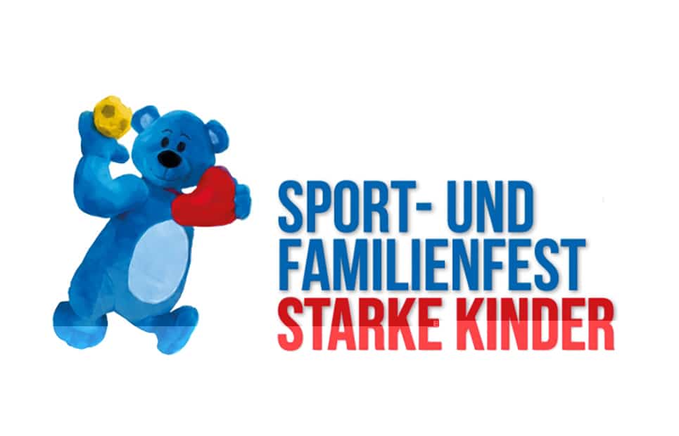 Logo des Sport- und Familienfests „Starke Kinder“